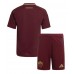 Camisa de Futebol AS Roma Equipamento Principal Infantil 2024-25 Manga Curta (+ Calças curtas)